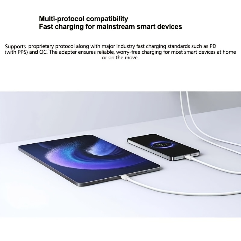Image of Xiaomi 90w Power Adapter (3-port) Each Port Provides Up To 90w Of Single Adapter For All Your Devices