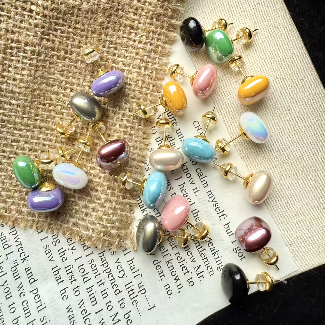 10 Pairs Vintage-Inspired Stylish Earrings Set