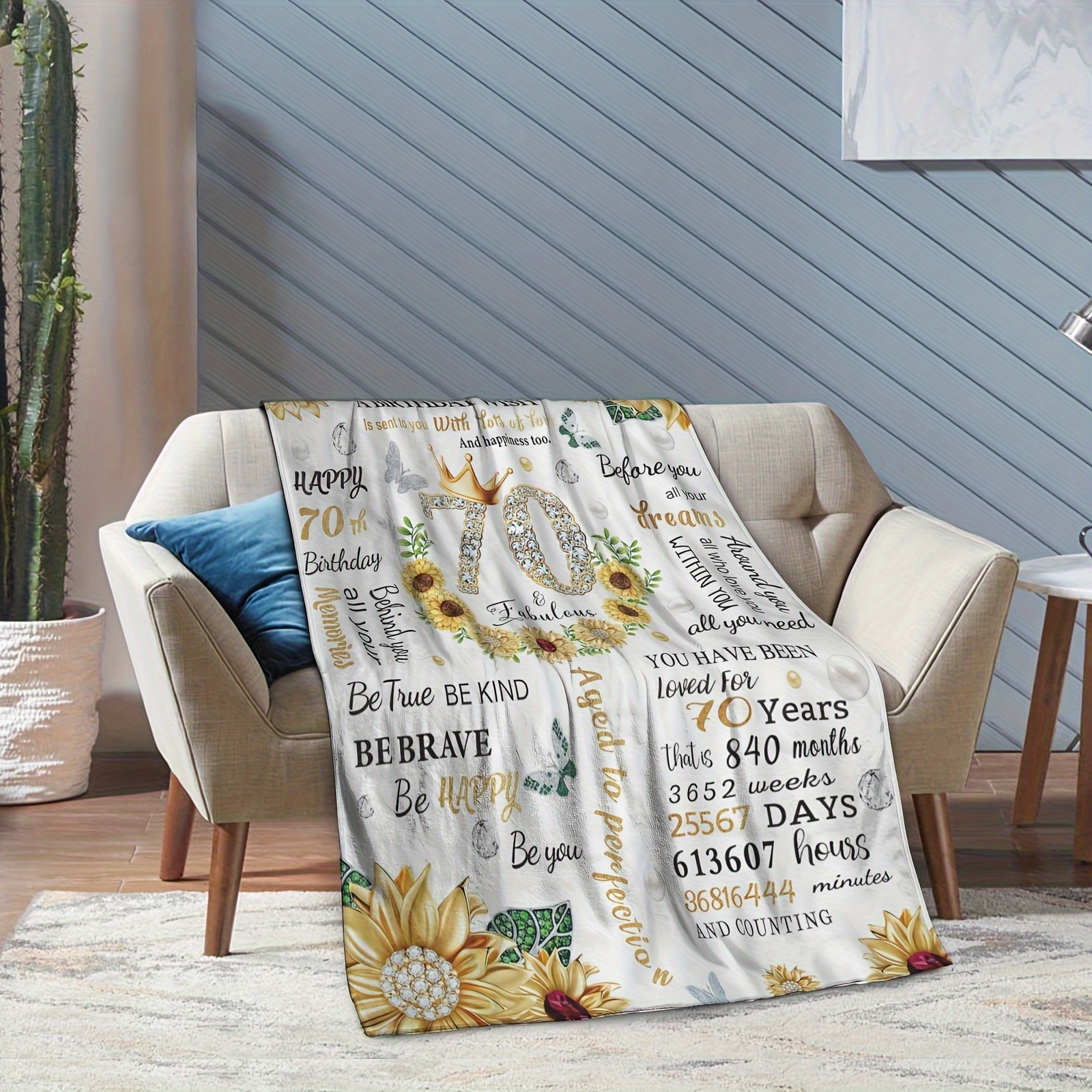 Blanket Presents For 80 Year Old Grandma 80th Birthday Gifts For