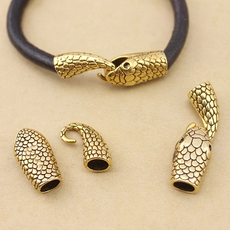 

10pcs Snake Clasps 7mm - Making Accessories For Bracelets And Necklaces