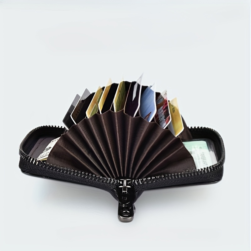 construção durável, carteira masculina com - porta-cartões compacto e bolso para moedas, organizador de essenciais de viagem seguro, estilo , leve e sem forro, ideal para deslocações diárias 2