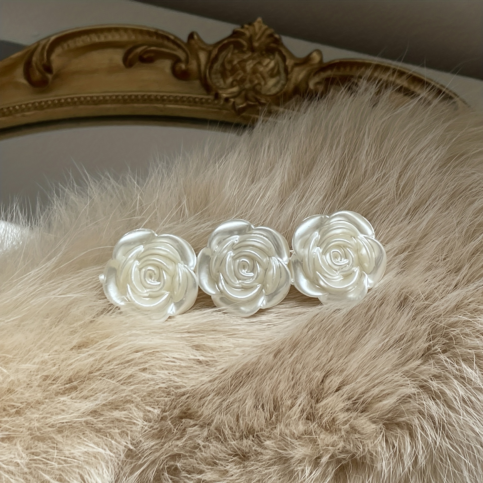 Beautiful Rose Hairpin, Exquisite Gift for Special Occasions
