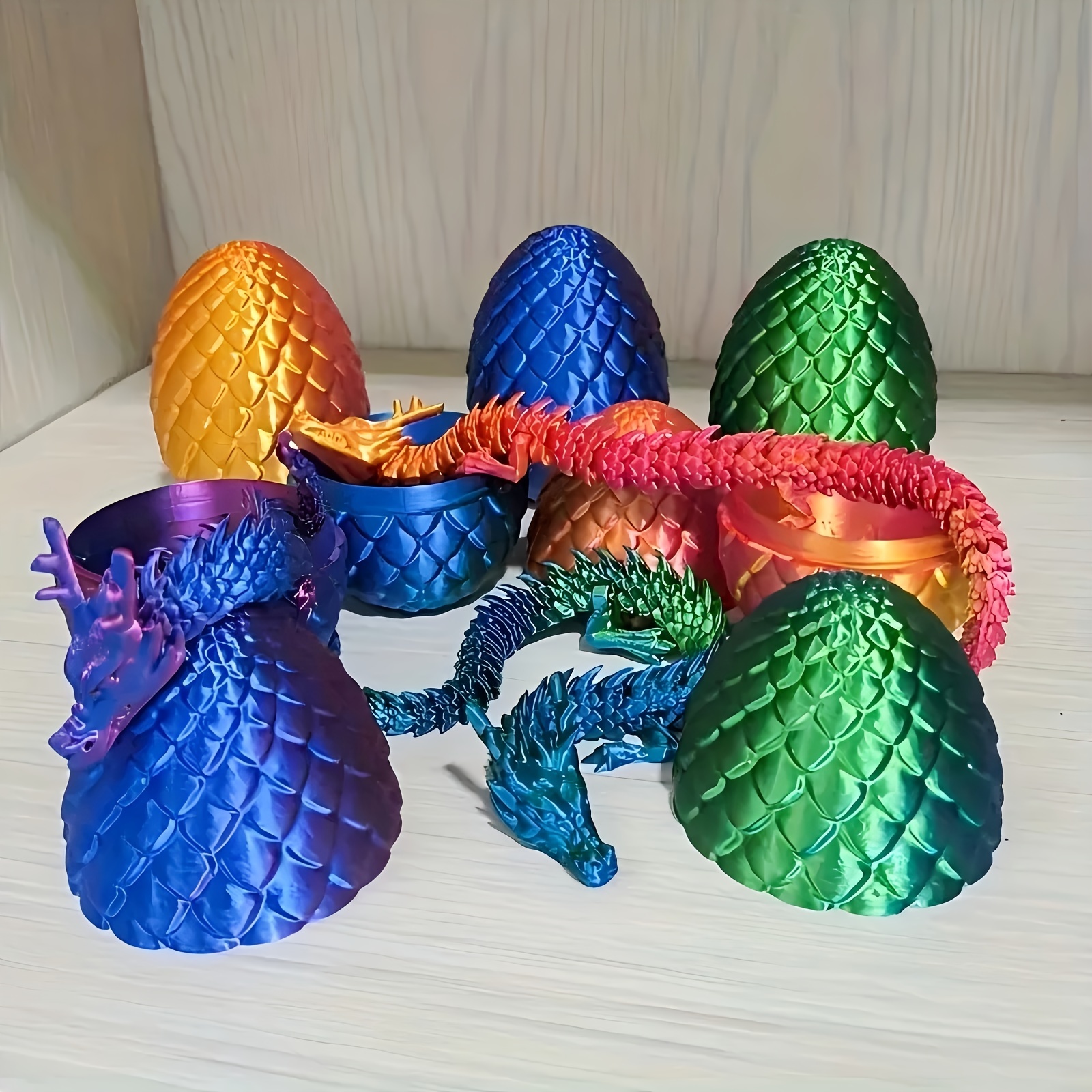 TPZORJX 3D Gedrucktes Drachenei Mit Drache - Magisches Spielzeug Geschenk