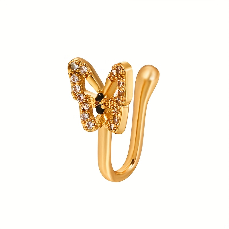 Bohemian Butterfly Nose Ring Set