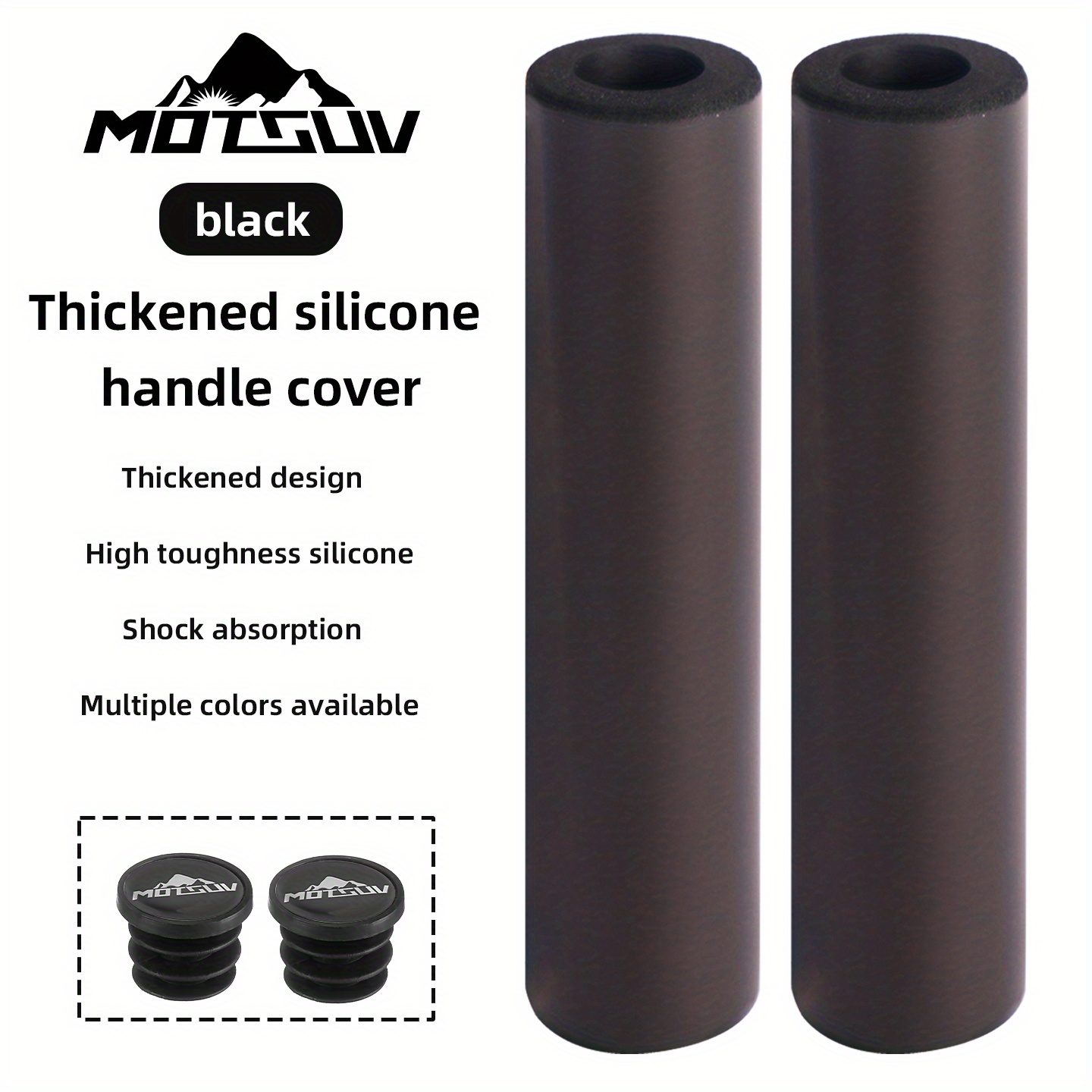 Bicycle Handle Grips, Mountain Bike Grips, Shock-absorbing And Wear-resistant Handle Covers For Fixed-gear Bikes, Non-slip Handles