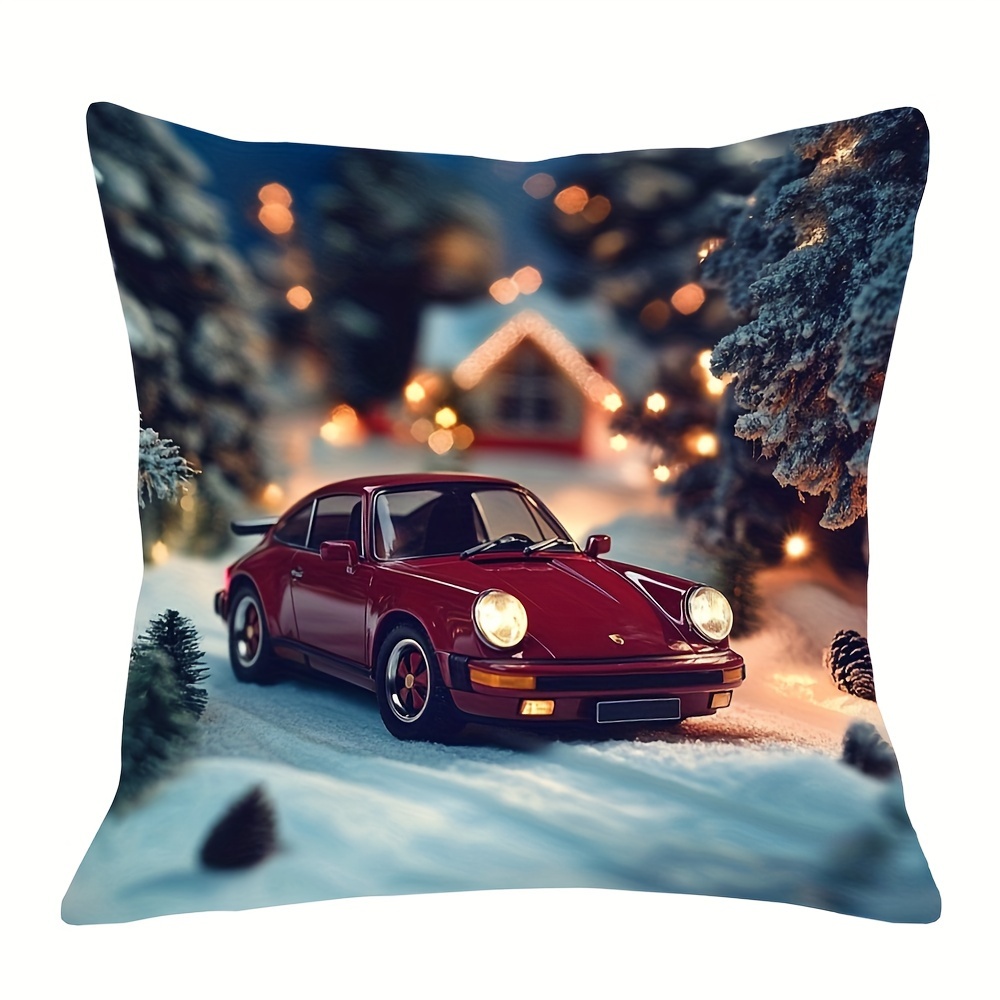 

- 18x18 For Porsche 911 Rs Speedometer - , Zip , Washable , For & Bedroom Decor ( Not Included)