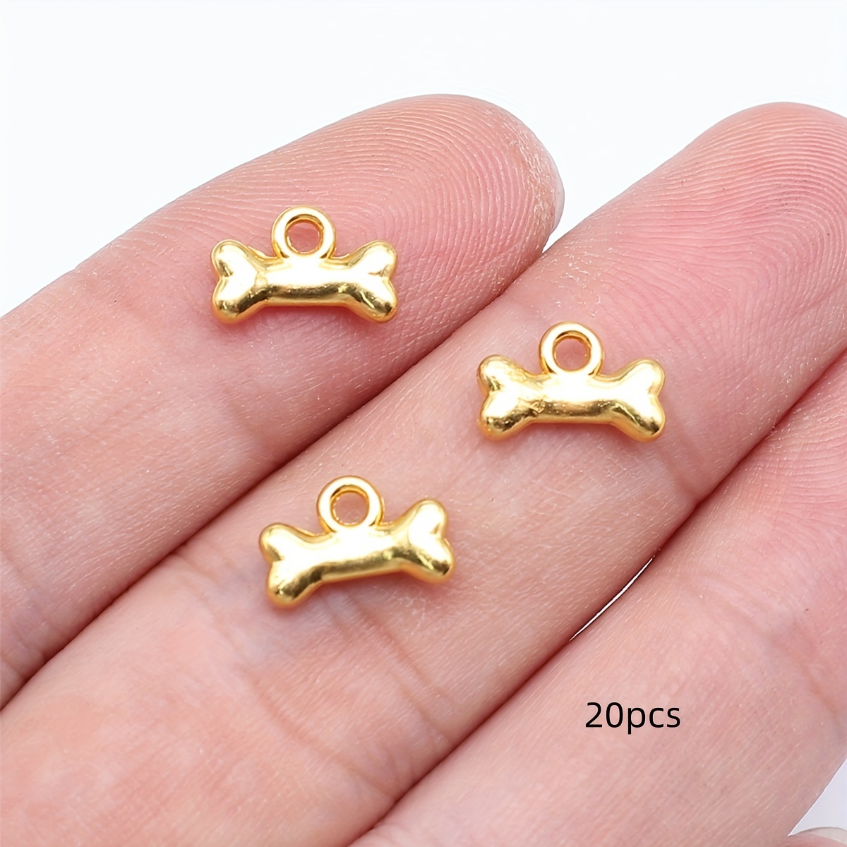 TEMU 20 Pezzi Ciondolo per Cani, Antico, , Accessori per Creazione Gioielli Fai da Te Orecchini Bracciali Collane 10x7mm