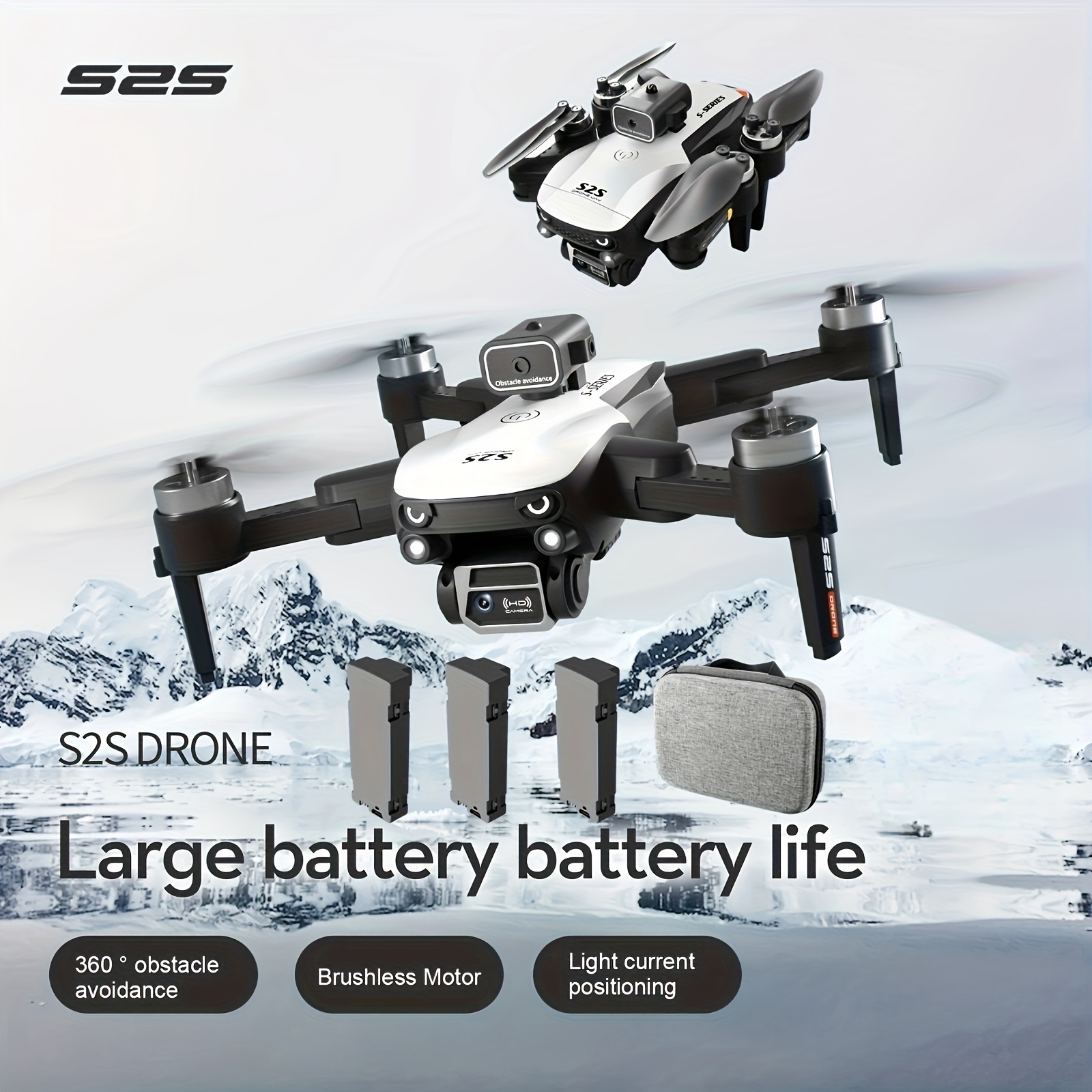 S132 Folding Brushless Gps Drone with Optical Flow - Temu