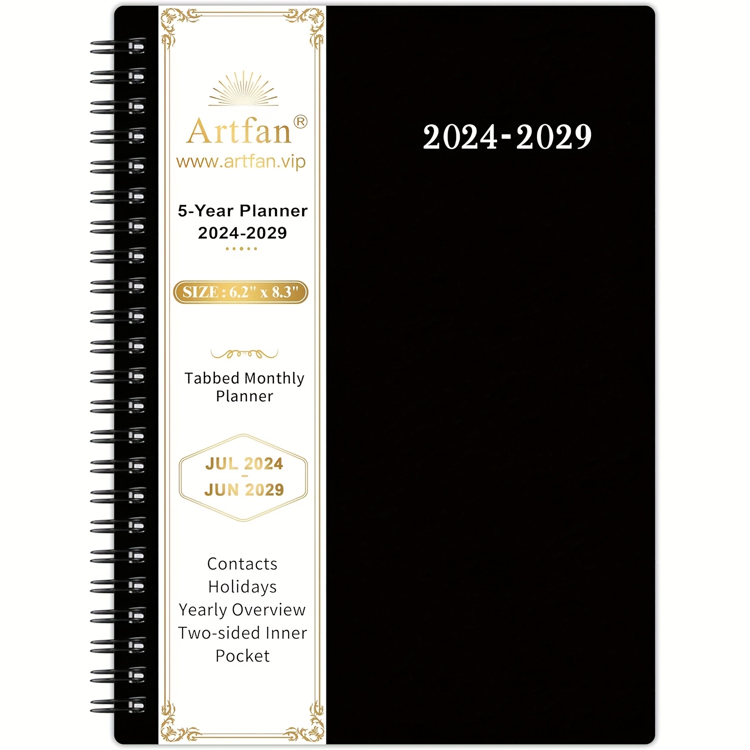 

2025-2029 Monthly Planner Calendar - 4.5 Year Monthly Planner 2025-2029 With Tabs Jan 2025 - Jun 2029 6.4" X 8.5" 60 Monthly Planner Two-side Pocket Pages Suitable For Long- Planning