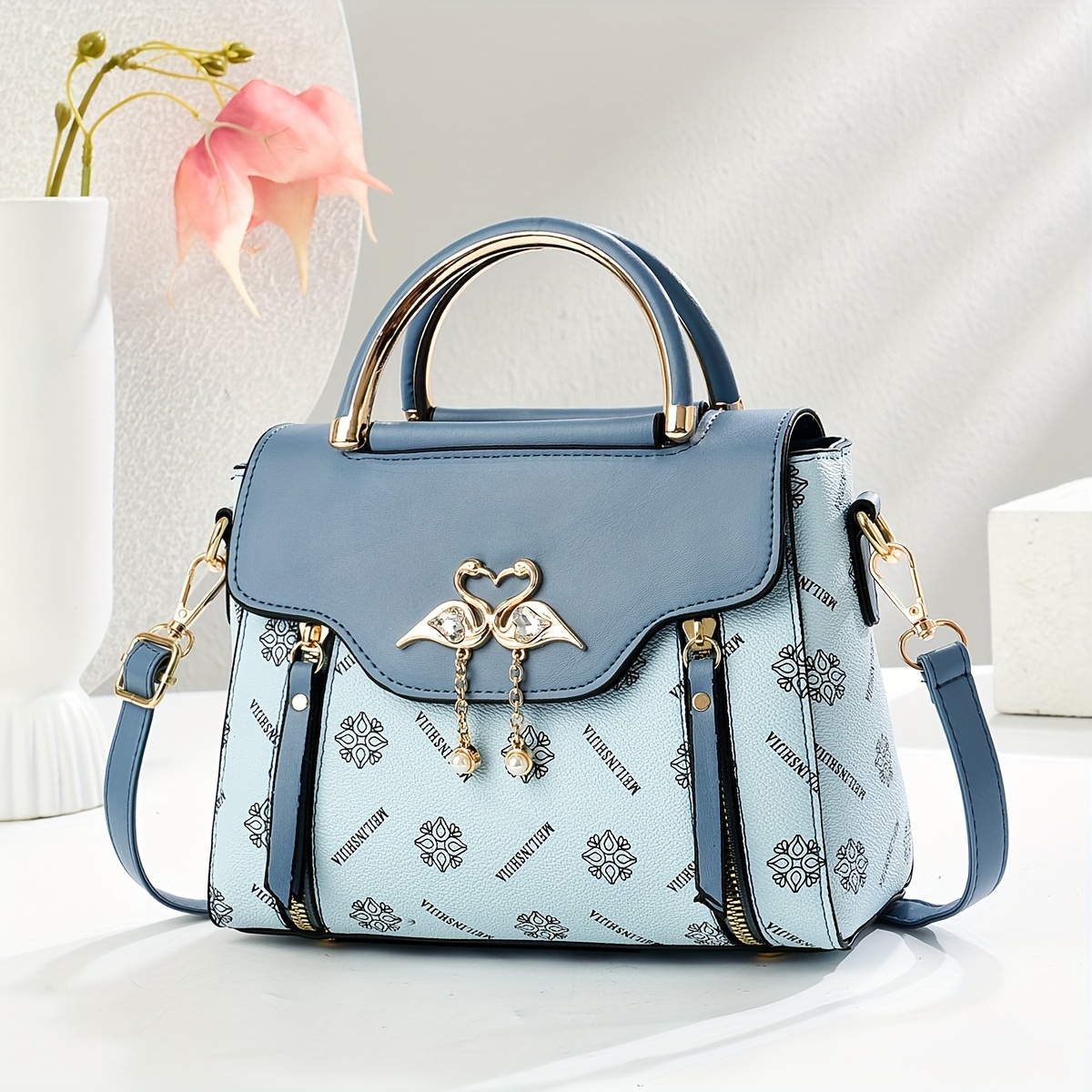 Borsa A Tracolla Donna In Pelle Vegana – Zaino A Mano Con Tracolla Regolabile, Tasche Multiple E Design Elegante