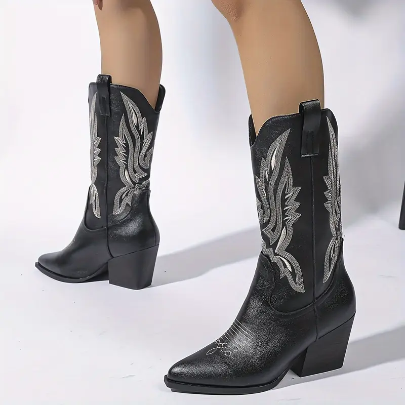 Embroidered - Toe, - , -On PU details 1