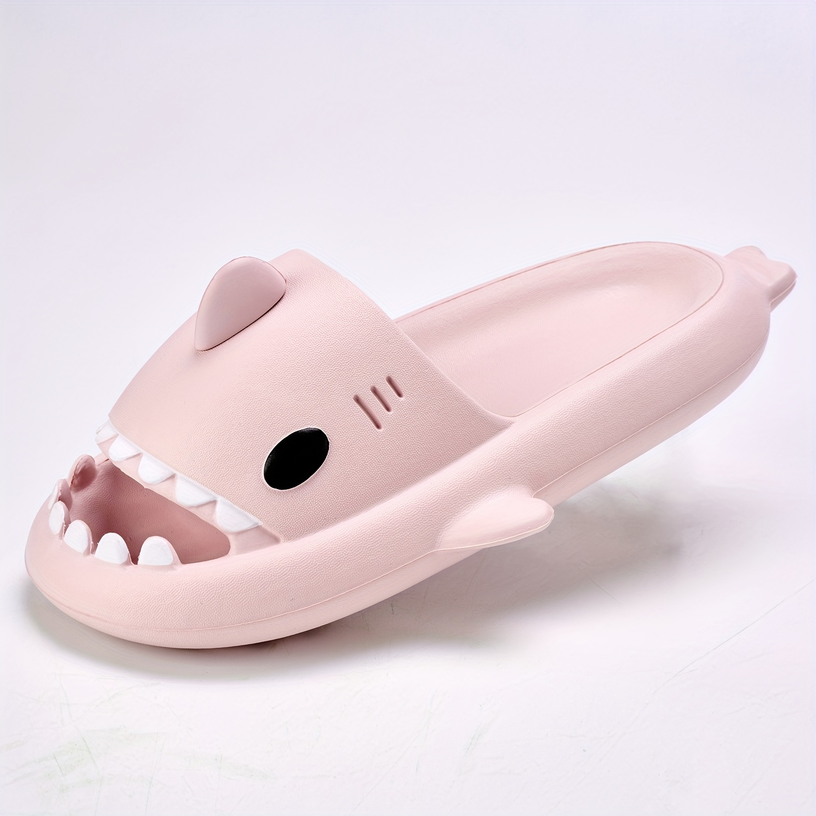 

Shark Slides For Women Novelty Pillow Slippers Open Toe Shark Sandals Cushioned Cloud Slides