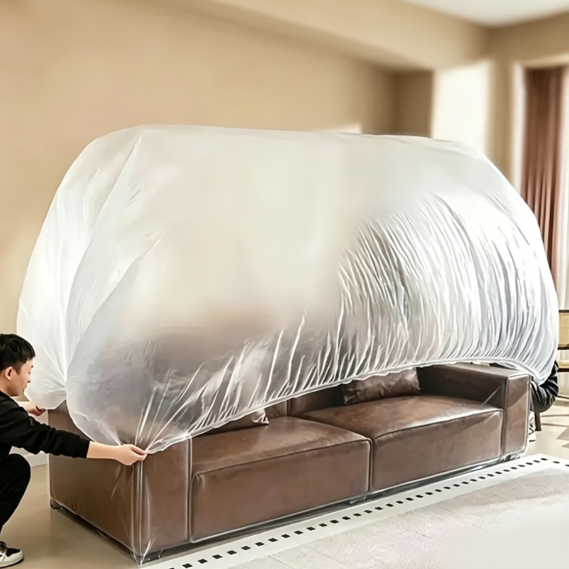 TEMU 2pcs Set Extra Large Elastic Dust Cover, 310 X 240cm, Universal Size, Suitable For Sofa/air Conditioner/tv/refrigerator/motorcycle/bicycle |