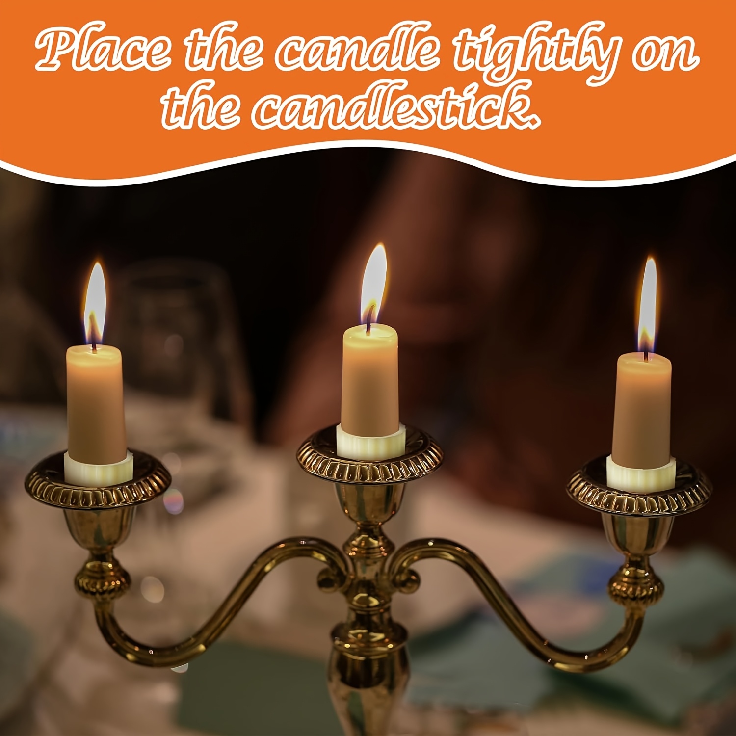 Candle Base Ring Silicone Holder for Stabilizing Candles