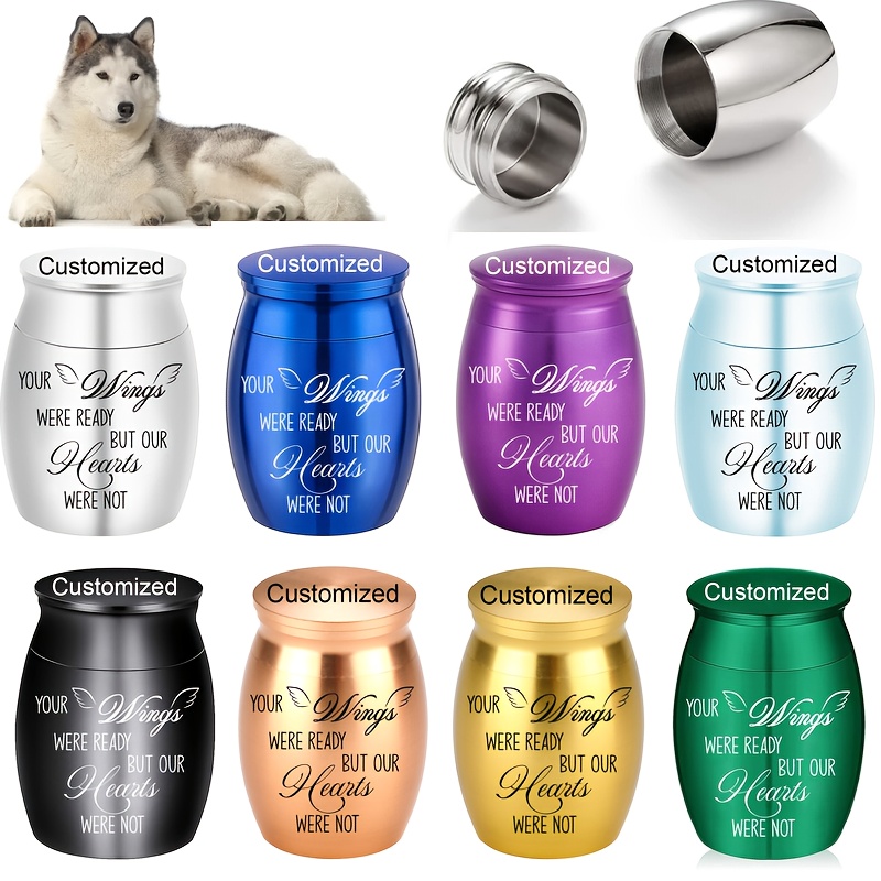 Customizable Small Keepsake Urns for Human Pet Ashes