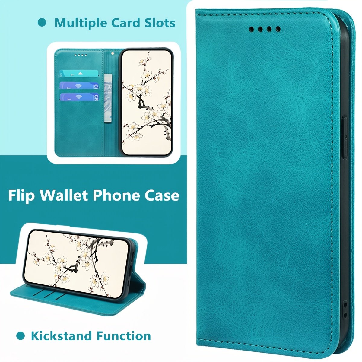 TEMU Phone Case - [suitable For Iphone Wallet Case] For Iphone 15/14/13/12/11/7/8/se2 (2020)/se3 (2022)/xr/xs Max/x/xs Cover, With Comfortable Feel,