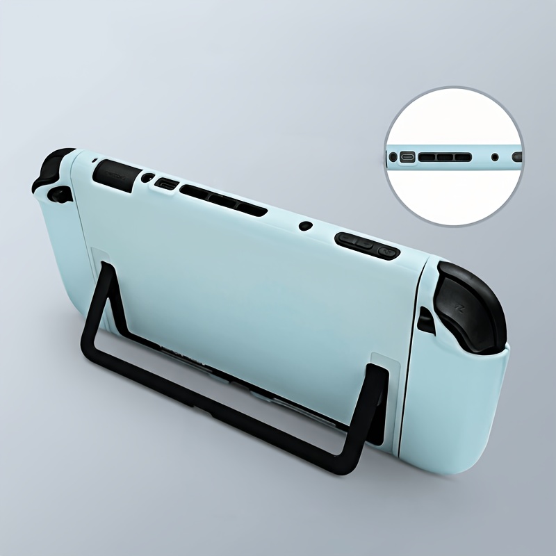 TEMU con asa de TPU dividida y medio de PC - Base compatible, recortes precisos, antideslizante y antiarañazos, protección (varios colores