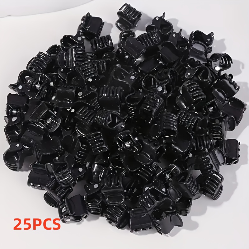 Image of 25/50/100pcs Hair Clips - Non-slip Strong Shark Claw Design, Acrylic Y2k Women’s Hair Accessories For Secure Hairstyles, Cute Hair Clips