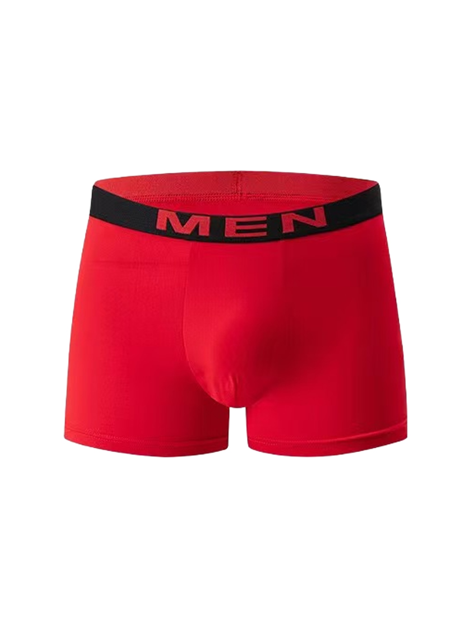 صورة العنصر حزمة من 10 سراويل بوكسر رجالية بلون سادة، مريحة وتسمح بالتنفس مع مطاطية، للرياضة أو ارتداء منزلي عادي