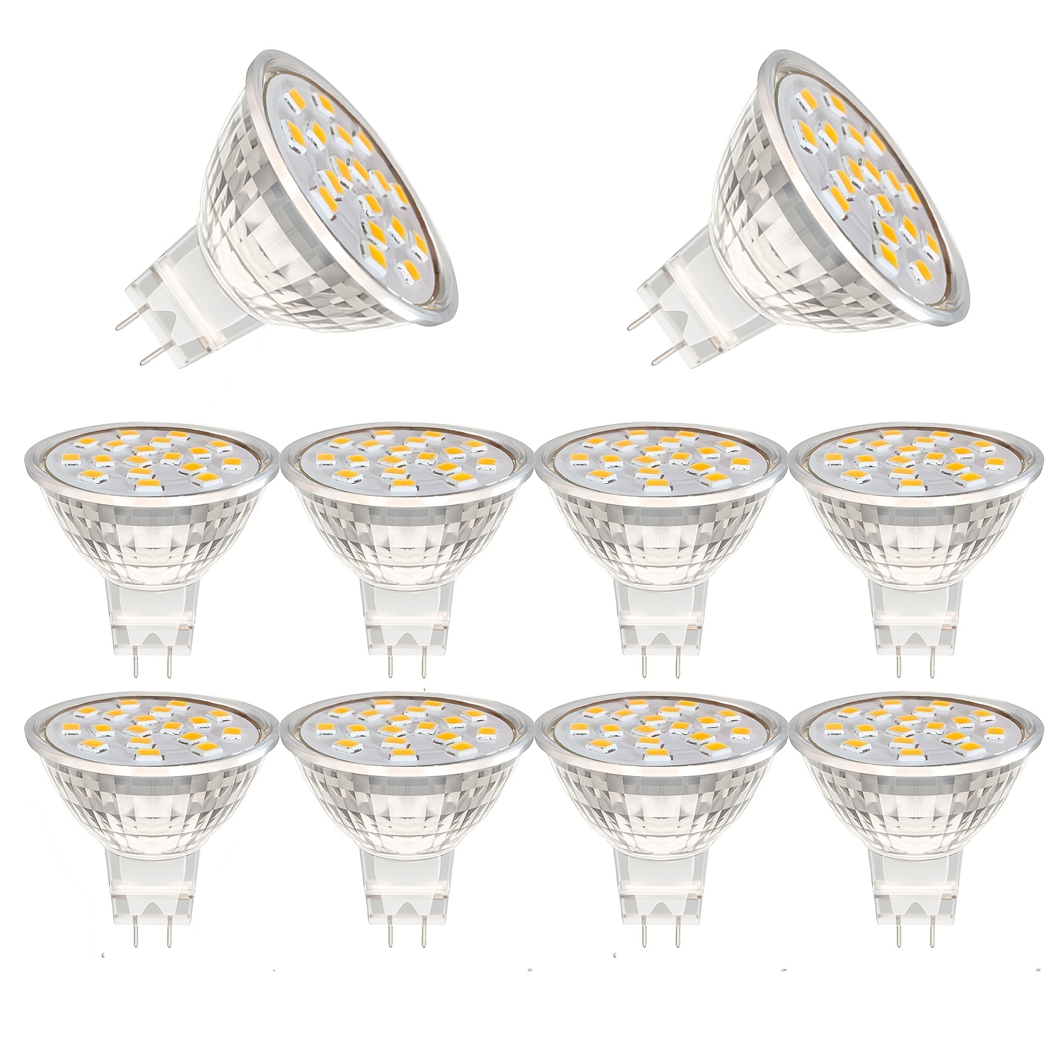 

Gu4 Led Bulb 3w, A For 35w-40w Halogen Bulbs, Mini Size, Warm White 3000k, Non-dimmable Led Reflector For 12v, Embedded Lighting, 300 Led Spotlight, In Packs Of 4 Or 10.