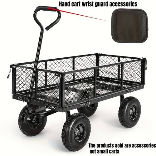 ergonomic hand truck with non slip rubber grip memory foam support 3 second installation heavy duty utility cart for home garage durable construction