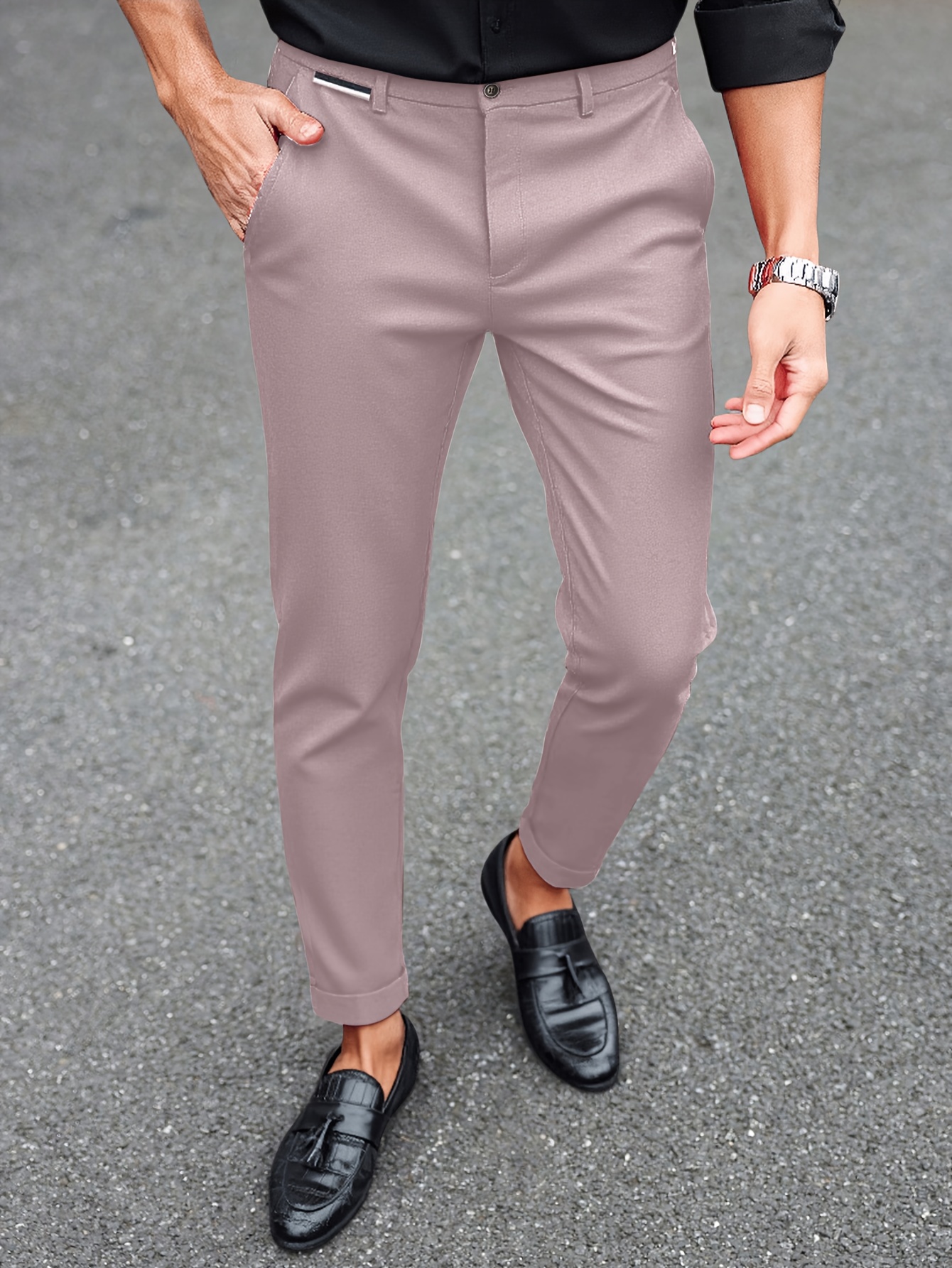 Men'S Casual Fashion Versatile Casual Trousers