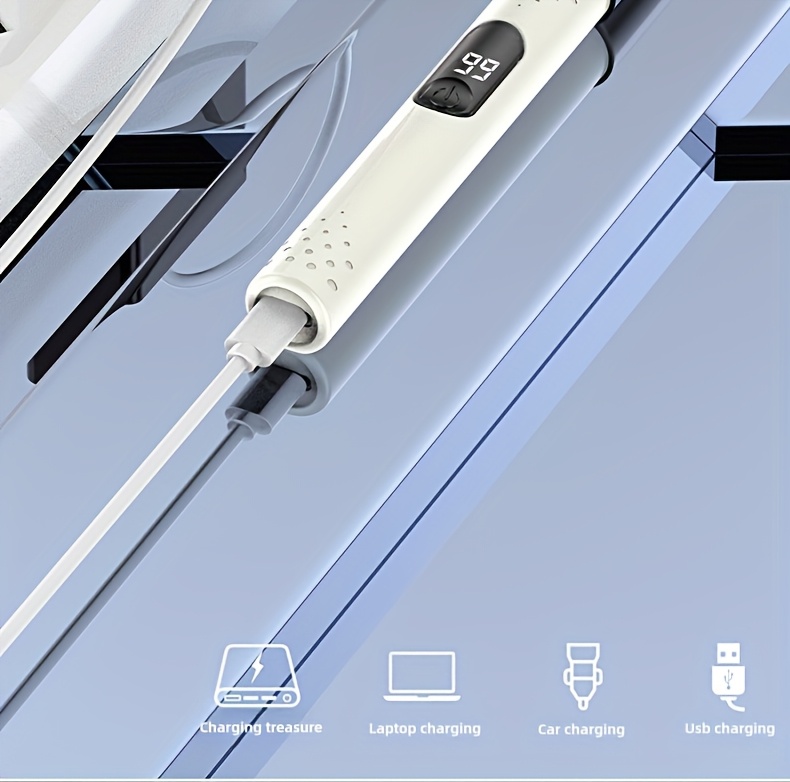 portable electric nose hair trimmer for men women usb rechargeable stainless steel blades for free   grooming   for eyebrows ear hair trimming personal care grooming tool nose hair remover sleek gadget   operation Product details 5