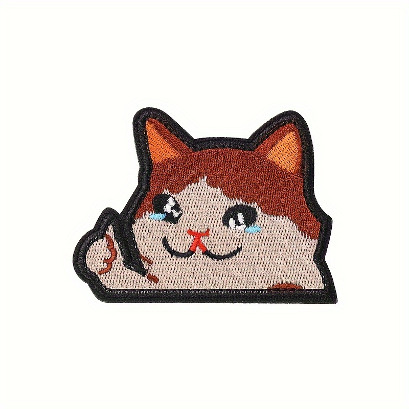 

Cat Embroidered And - Morale For Backpacks, Vests, Jackets, ,