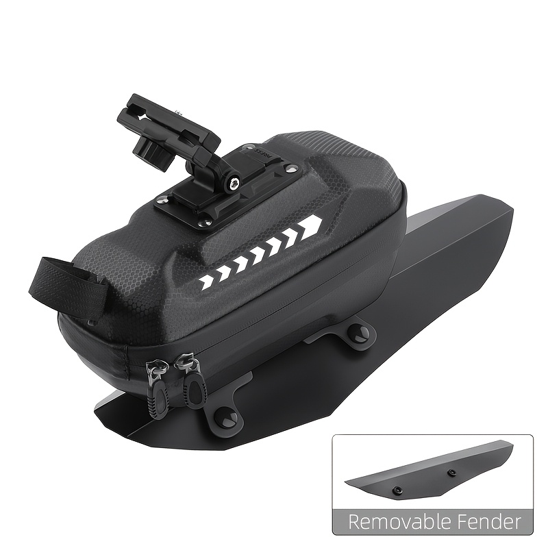 Image of West Biking 2l Bicycle Tail Bag Mudguard Combo Eva Storage Bags Adjustable Bag Quick-release Bike Fender Bag Road Bike Riding Equipment