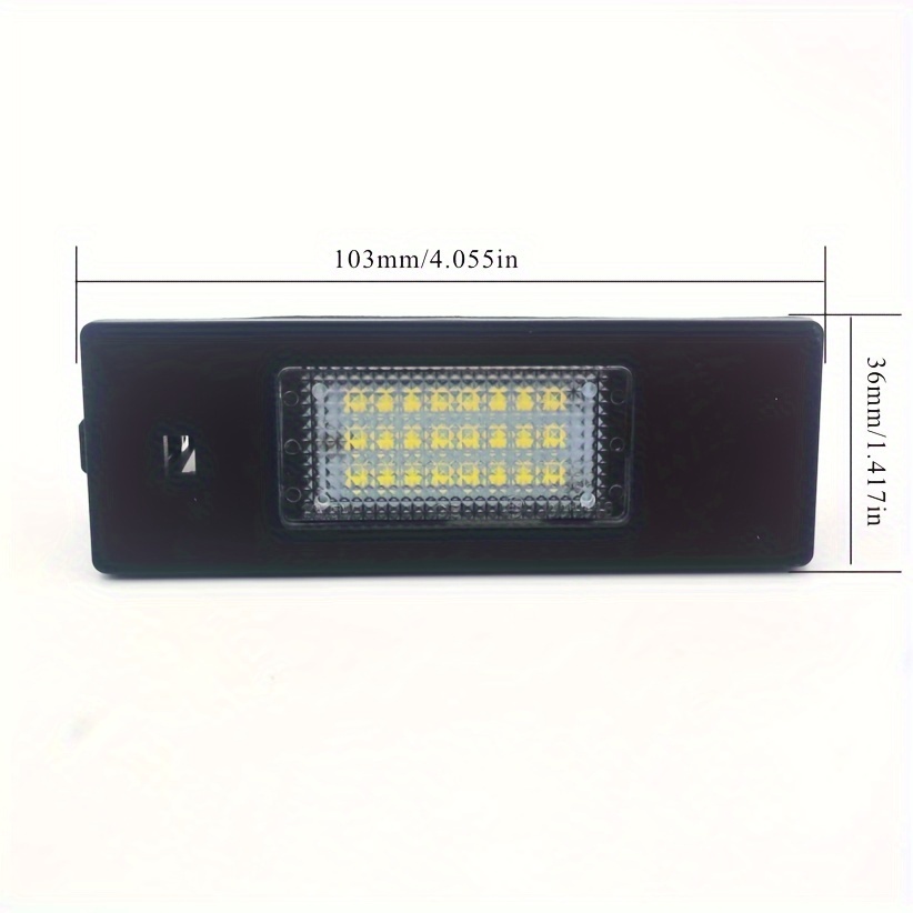 Battery license best sale plate light