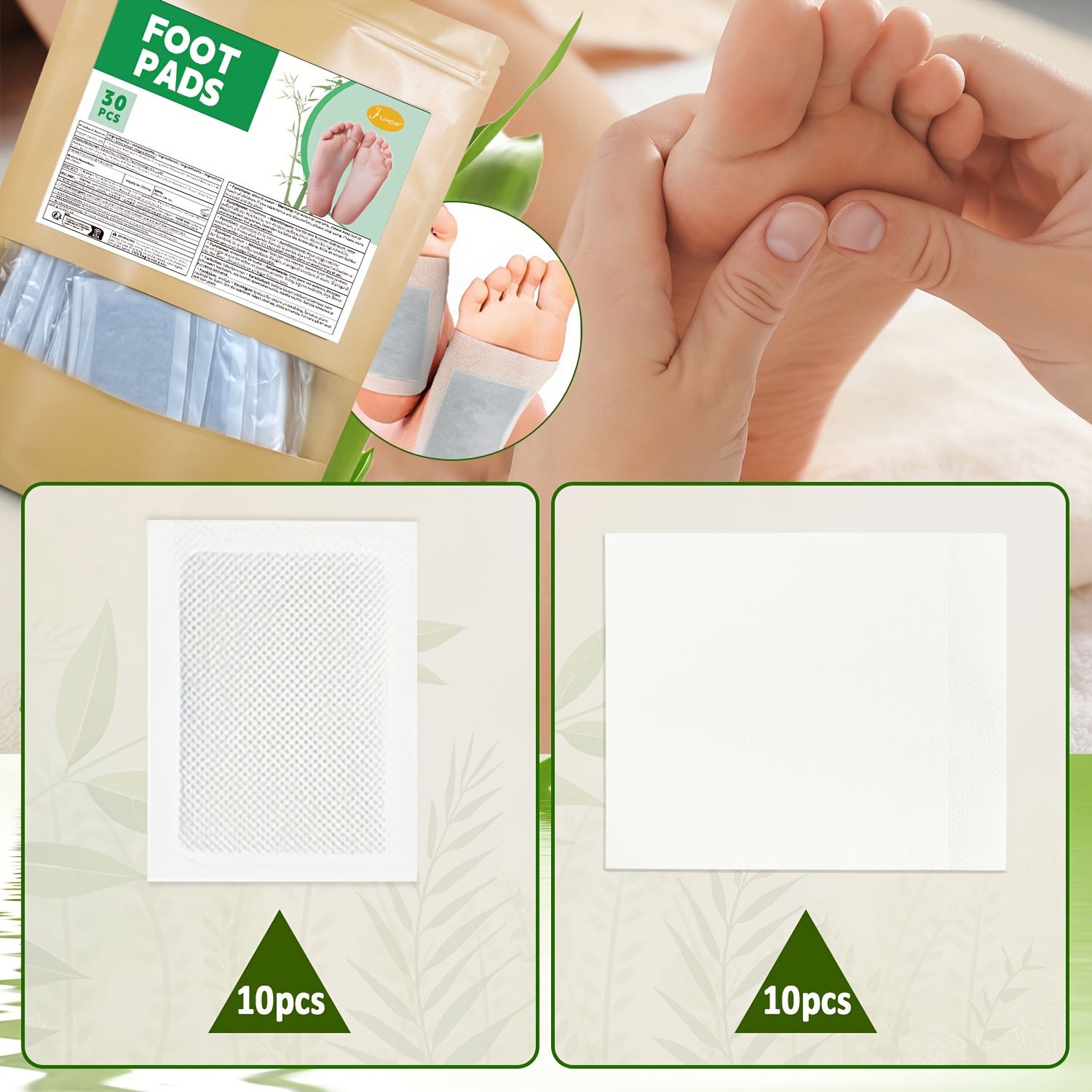 30pcs   patches natural vinegar ginger powder   pads for   care   bath Product details 4