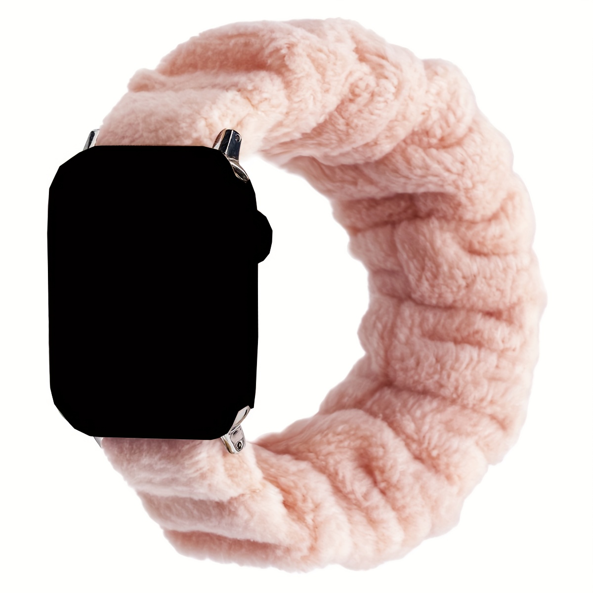 TEMU Soft Plush Bear Fur Smartwatch Band, Cozy And Warm Wrist Strap, Compatible For Watch 38mm, 40mm, 41mm, 42mm, 44mm, 45mm, 49mm, Featuring A Cute