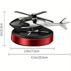 zračni osveževalnik za mini helikopter na sončno energijo - difuzor za odstranjevanje vonjav z 2 palčicami vonjav, izdelan iz trpežnega in zlitine.
