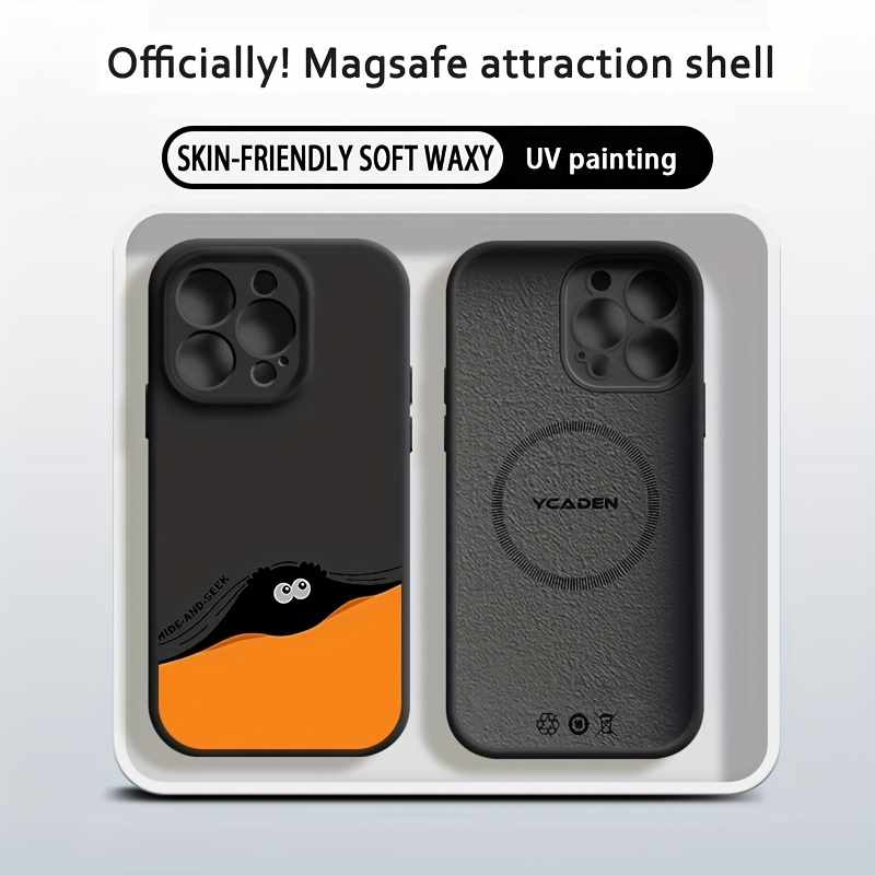 TEMU For Iphone 16pro Max/15pro/14/13pro/12promax Pattern Couple Phone Cases, Couple Magnetic Phone Cases, And High-quality Anti Drop Phone Cases