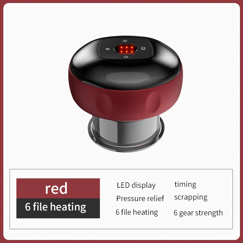 Electric Cupping Set With 3 Color Options, Featuring Multiple For Intelligent Vacuum Relaxation, Adjustable Temperature, And Strong Suction For Home Use, Suitable For The Back, Legs, And Shoulders, In