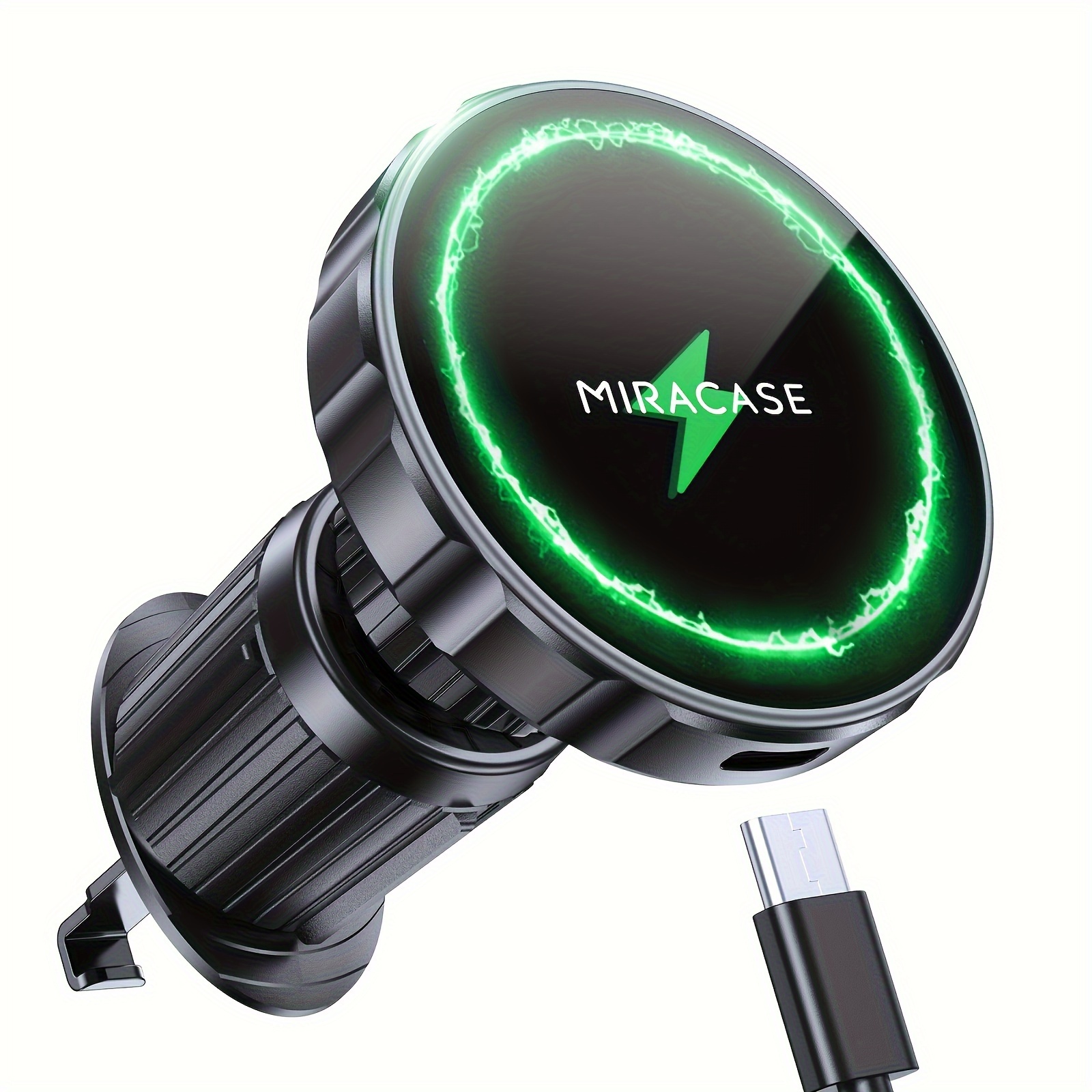 TEMU For Charger, 15w Fast Charging Magnetic Wireless Car Charger, Air Vent Car Phone Holder Charger For Iphone 17 Pro Max/16/15/14/13/12 Series And