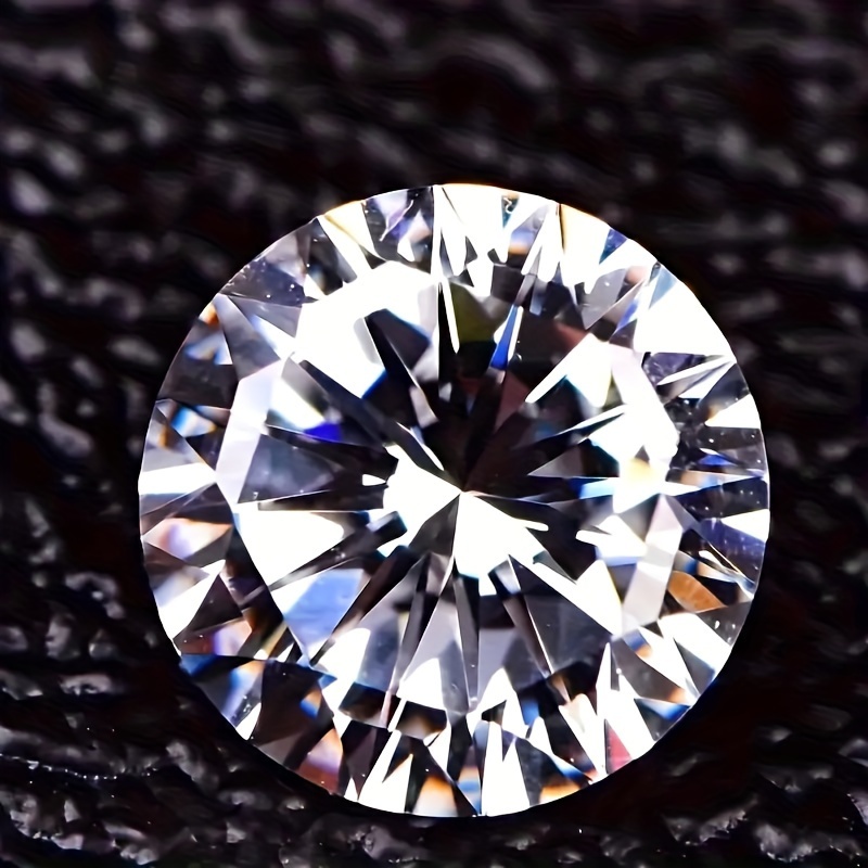 5pcs 5-carat Circular Ice Cut -sided (octahedral) Glass Crystals Suitable For Making - Loose Gemstones For Necklaces, Earrings, Rings, Bracelets - Sparkling Decorative Accessories