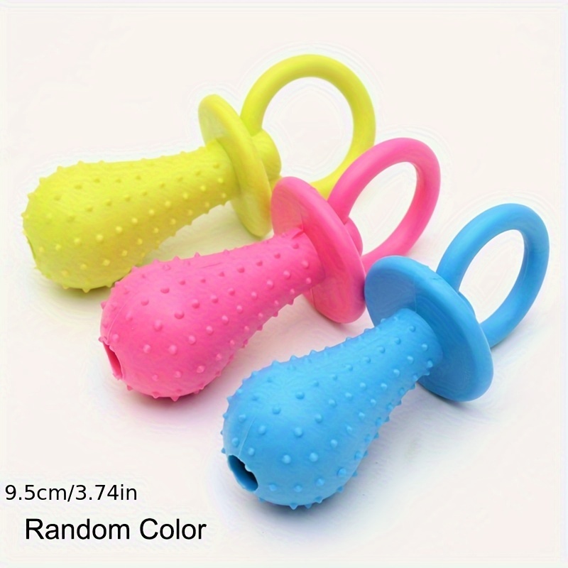 

1pc Dog Biting Toy - Squeaking Pacifier For Teeth Grinding And Fun Sports (suitable For Small Dogs, Fadou Teddy, Etc.)