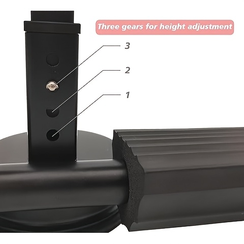 Sit-Up Assist Set with High-Intensity Resistance Bands and Double Suction Cups, Adjustable in Three Heights, Without Battery