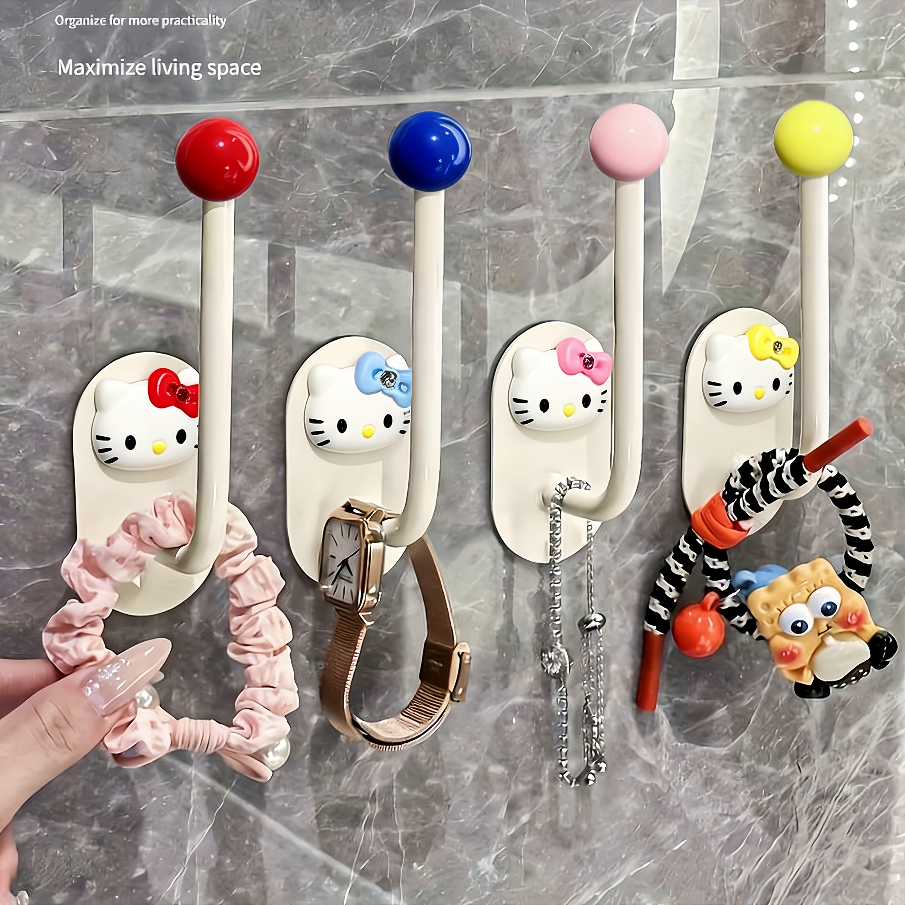 Acryl Haargummi Aufbewahrung 3 Fcher - Klarer Haarschmuck Organizer Fr  Mdchen & Frauen