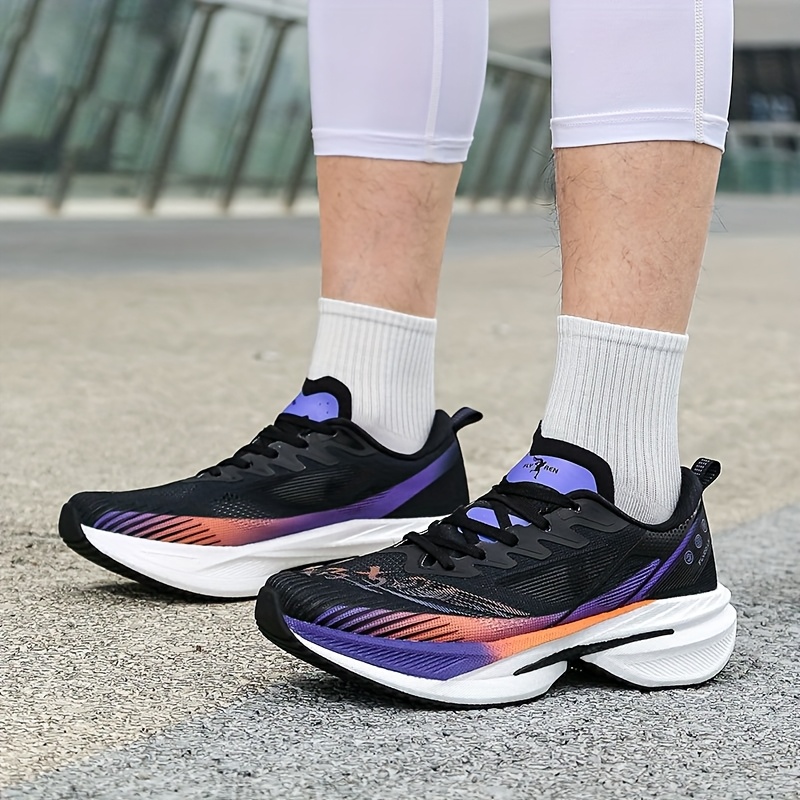 Tenis deportivos para hombre nuevos, suela MD liviana, malla transpirable tejida, para correr en carretera, viajes al aire libre, entrenamiento casual y competencia - Imagen 8