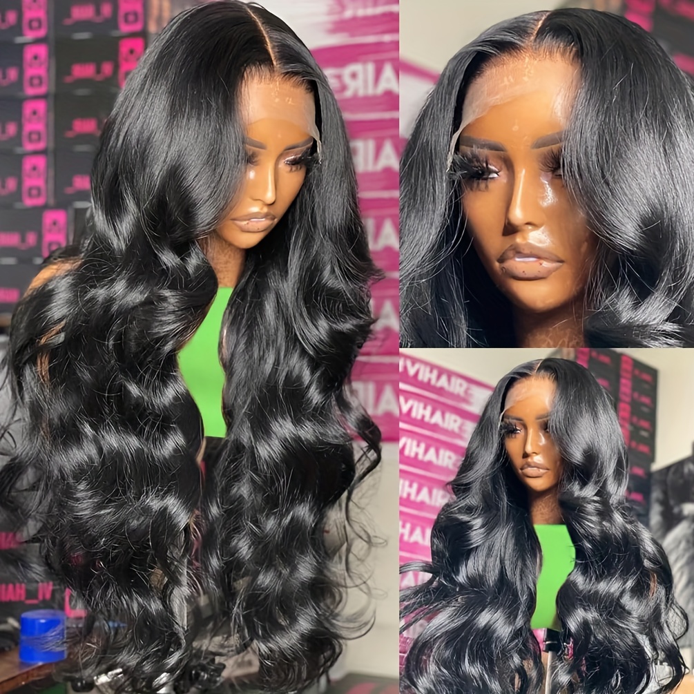 Body Wave Lace Front Wigs Human Hair Pre Plucked 13x4 HD Lace Frontal Wig  with Baby