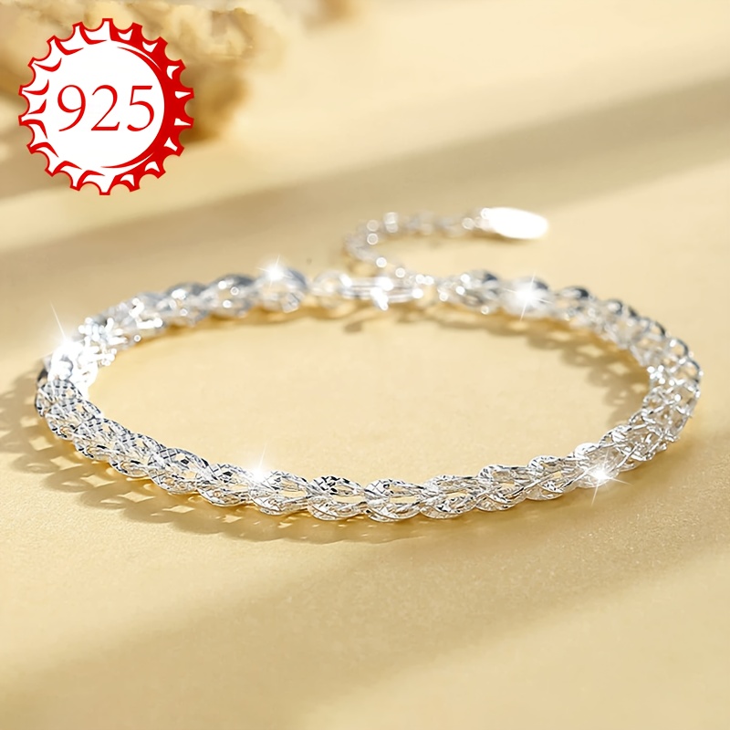 925 Silver Phoenix Tail Bracelet