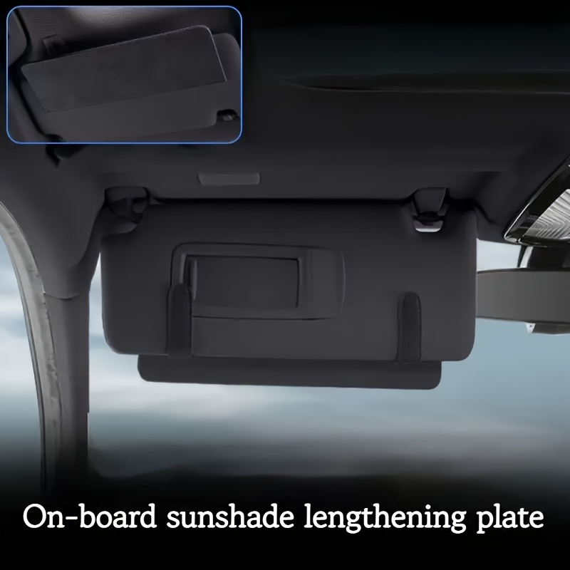 

Car Sunshade Extension - , Uv Protection, Black Matte , Adjustable Strap For Fit, Suitable For Vehicle Models, Sun Visor For Car