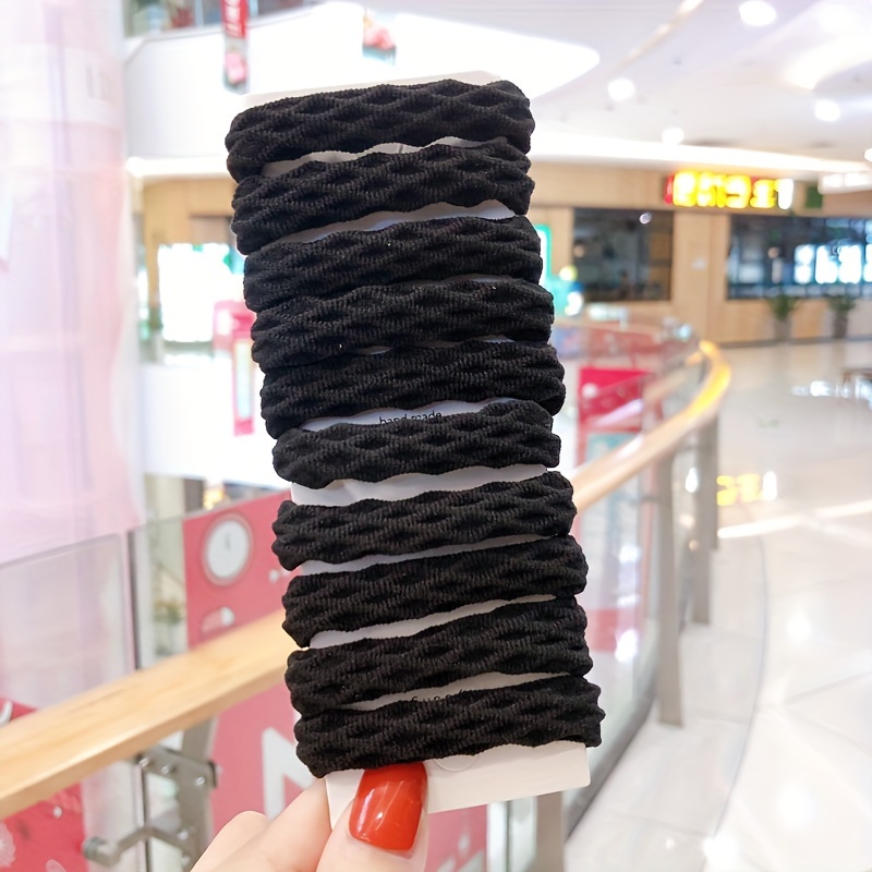 60pcs Seamless Hair Ties, Ponytail Holders, Thick Elastic Headbands, No-crease Hairbands For Thick And Curly Hair, Lightweight And Elastic, Hair Tie Colors Are Random