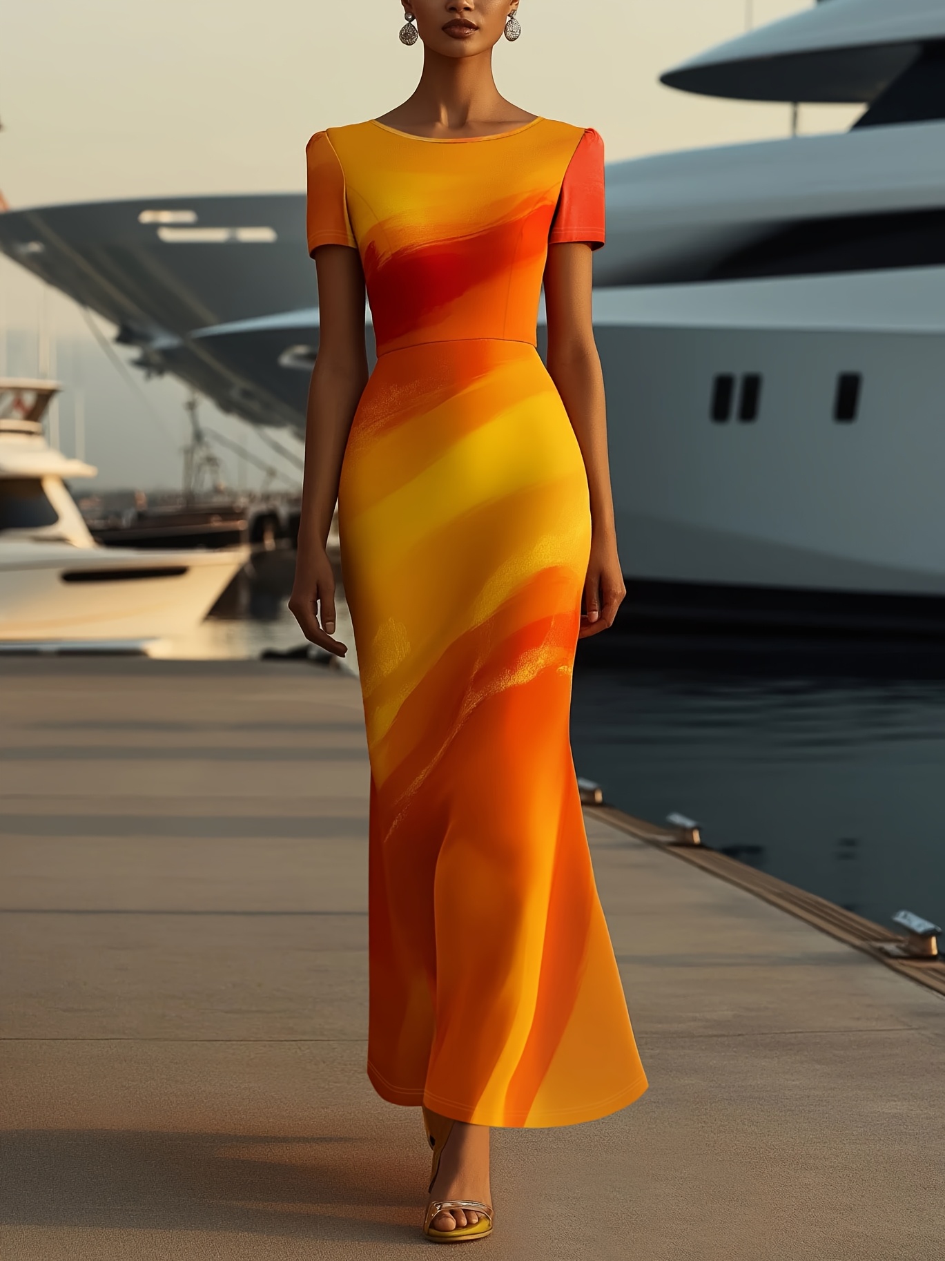 multi color dress sold on Temu United States