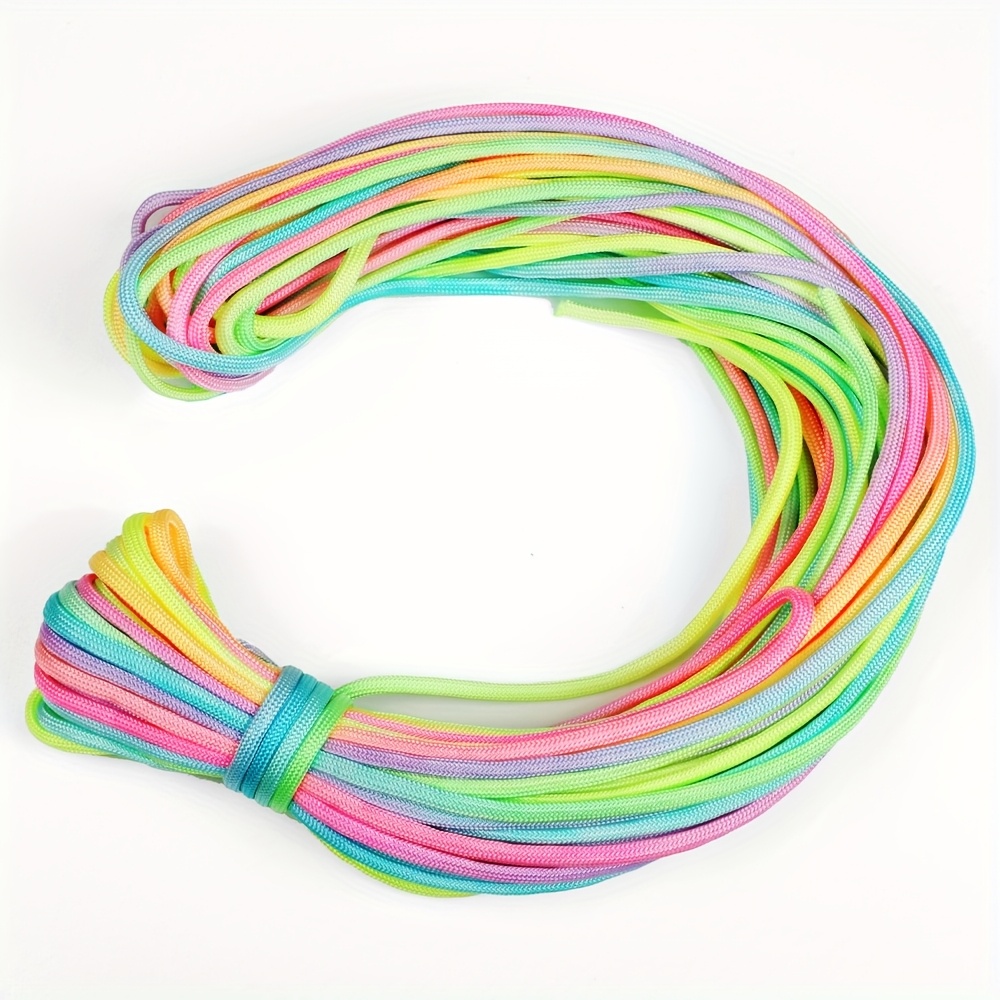 Image of 30 Meters Bundle Of 4mm Core Color Woven Umbrella Rope Handmade Material Woven Wristband Additions In Dark And Light Colors