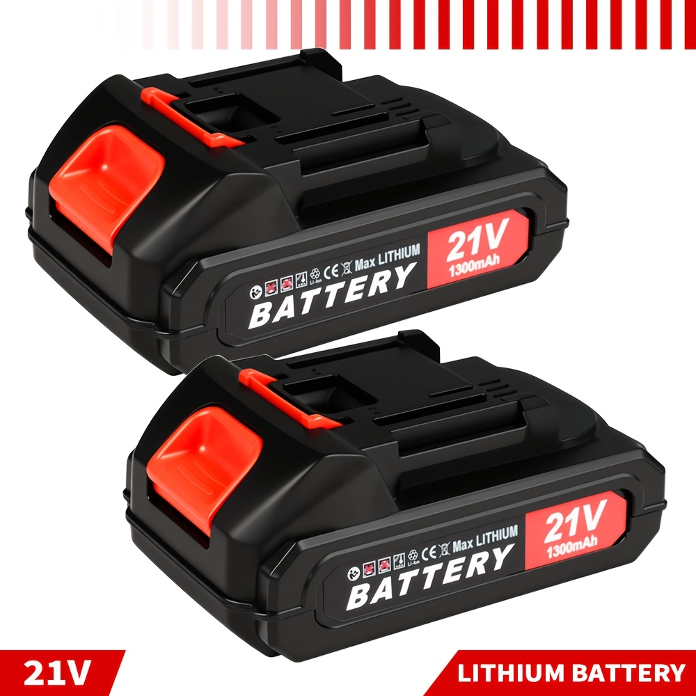 TEMU 2-pack/1-pack 21v Lithium-ion Battery Compatible For Makita Sockets, Overcharge/ Protection Lithium Battery With Ultra-long , Replacement