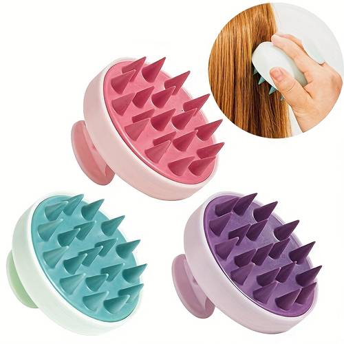 Scalp Massaging Hair Washing Brush, Silicone Comb, Hair Scratcher, Hair Washing Tool