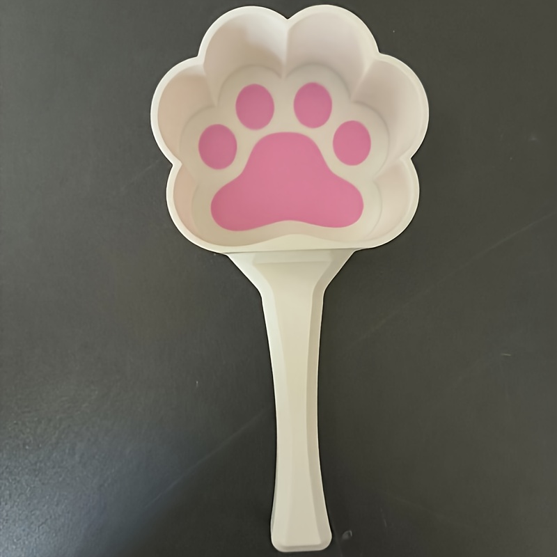 cat paw shaped durable plastic   moisture proof easy to clean ergonomic handle for precise portioning ideal for pet feeding cat   pet feeding accessory   design   material comedero gato kattenvoerbak Product details 1